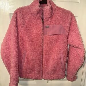 Figs On_Shift High Fleece Bomber Jacket